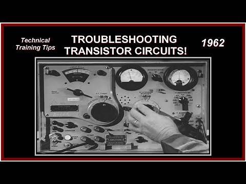 1962 "TROUBLESHOOTING TRANSISTOR CIRCUITS" Technical Training